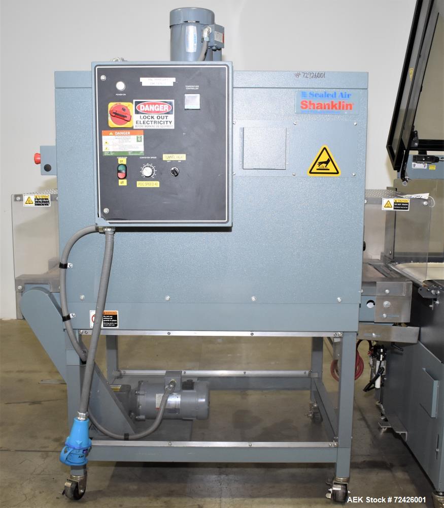 Used Shanklin TR2 Triumph Side Seal Shrink Wrapper with Shanklin T7H Tunnel